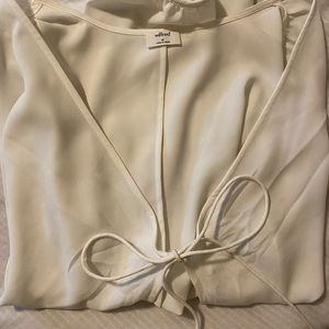 Aritzia White Blouse